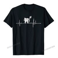 Dentist Heartbeat T-Shirt Great For Dentist - Unisex Camisas Men Simple Style Tops Shirt For Men Cotton T Shirts Design Retro