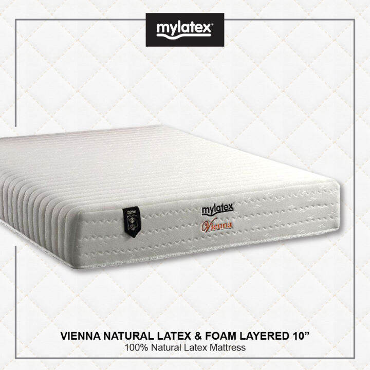 Mylatex Vienna Mattress Hybrid 100 Natural Latex Support Foam 10 Inch