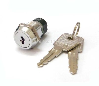 【Limited stock】 2801ล็อคสวิตช์กุญแจปิด/เปิดสวิทช์ไฟกุญแจล็อคออกที่ตำแหน่งปิด4สวิทช์ขั้วล็อคด้วยกุญแจ1ชิ้น