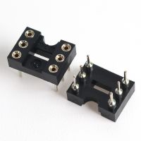 Special Offers 10PCS-20PCS DIP-6 Round Hole 6-Pin 2.54Mm DIP DIP6 Connector IC 6-Pin 2.54 Adapter Soldering Type IC Connector