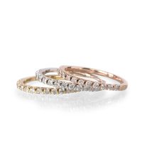 LAVERA Diamond - White, Pink and Yellow Gold Diamond Ring  แหวนประดับเพชร ทองขาว ทองชมพู และ ทองคำ