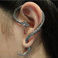 New Fashion Personality Gothic Punk Rock Vintage Dragon Snake Ear Cuff Earrings for Women Men Earcuff One Pack Wholesale