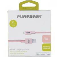 PUREGEAR สายชาร์จสำหรับ iOS แท้ รุ่น METALLIC BRAIDED 1.2M (คละสี)