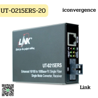 Link UT-0215ERS-20 RJ45/Single SC 10/100 Mbps ENHANCE Media CONVERTER, SM (20 km.)