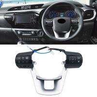 Audio Mode Control Switch Multifunctional Steering Wheel 84250-0E120 for Toyota Hilux Revo Rocco Fortuner 2015-2020