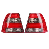 ไฟท้ายไฟท้ายรถไม่มีหลอดไฟสำหรับ Volkswagen VW Jetta MK4 GLI Sedan 2002 2003 2004 2005 2006 2007 LEDs