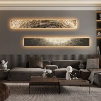 Modern LED Wall Lamp Wall Decoration Luxury Painting Luminous For Living Room Corridor Home Decoration Aluminum Alloy Wall Light