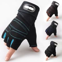 hotx【DT】 Cycling Gloves Half Anti-slip Anti-sweat Sport Breathable Weight Lifting Gym Exercise Workout