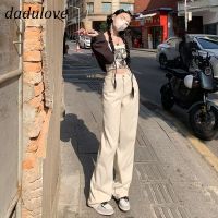 COD DaDulove New Korean Version of Ins Apricot High-waisted Jeans High-waisted Loose Niche Womens Wide-leg Pants