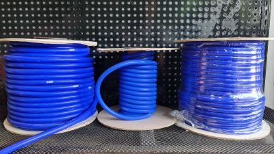ท่อยางวัดบูส​ ท่อยางสีฟ้า​ 4mm.​ ยกม้วน​ 50 เมตร 4*8mm.​ Samco