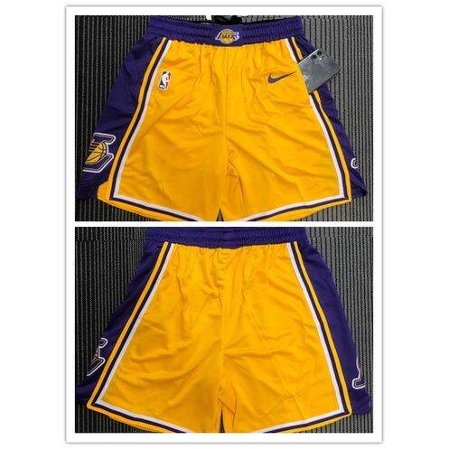 hot-pressed-กางเกงขาสั้นบาสเก็ตบอล-nba-los-angeles-lakers-สีเหลือง-5-แบบ-shorts