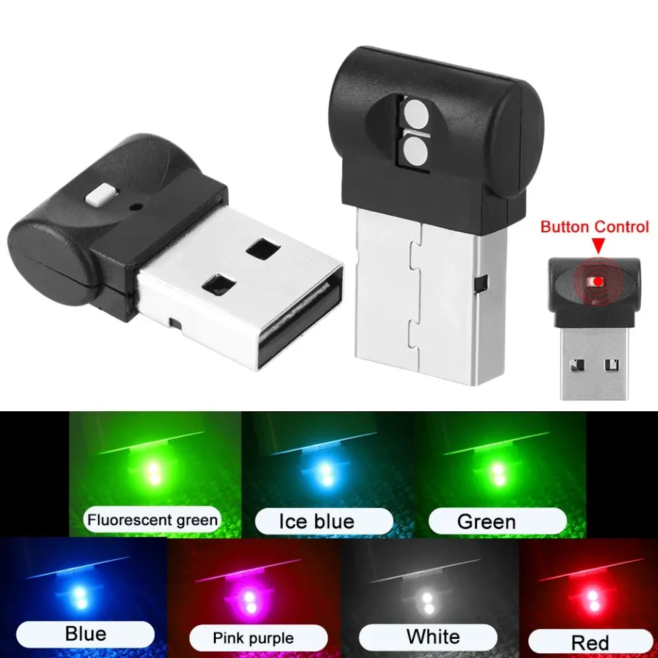 Mini USB Light LED Modeling Car Ambient Light Neon Interior Light