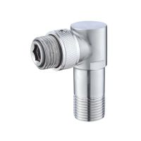 Stainless Steel Explosion proof Triangle Valve 4 Points Thread Angle Valve Inlet Water Stop Valve Apply Kitchen Sink Bathroom