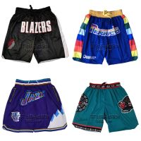 Jersey Nba 2022 Trailblazers NEW Basketball Shirt Mens Just Don Justin Pants Versatile Embroidered Shorts Black Y727