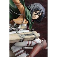 [COD]KOTOBUKIYA 194556 ARTFX J Advance Giant Mikasa Ackerman Renewal Package Ver. ฟิกเกอร์เคลือบ PVC สเกล18