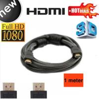 HDMI สาย HDMI ต่อภาพเสียงทีวี ยาว 1M เมตร v1.4 (Black)