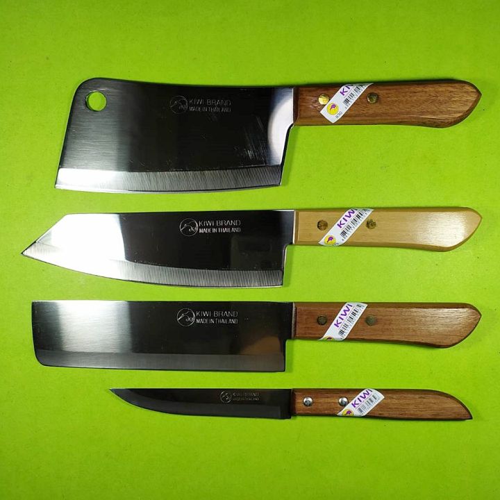 Kiwi Thailand Kitchen Knives set of 4 Pcs. 