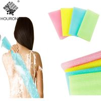 ◐ 1PC Nylon Mesh Bath Shower Body Washing Clean Exfoliate Puff Scrubbing Towel Cloth Scrubber Soap Bubble For The Bath Like Loofah