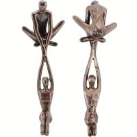 Lover Sculpture Ornament Couple Dancing Statue Abstract Art