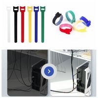 10/20/30pcs Releasable Cable Organizer Ties Mouse Earphones Wire Management Nylon Cable Ties Reusable Loop Hoop Tape Straps Tie Cable Management