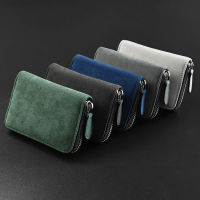 18 Cards Holders Credit Card Bag Portable Card Holder Organizer Leather Card Bag Frosted Leather Card Bag Card Bag Card Holder