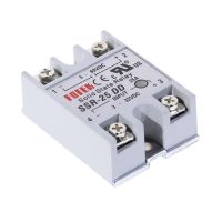 DC-DC SSR-25DD รีเลย์สถานะของแข็งโมดูล DC DC SSR 25A อินพุต DD 3-32V DC ไปยัง5-60V DC เอาท์พุตโหลด SSR 25DD