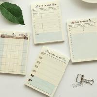 【Ready Stock】 ┅◈✤ C13 Memo Paper Creative Plan Notepad Study Plan Schedule Notepad Portable Message Notepad For Office and School Use