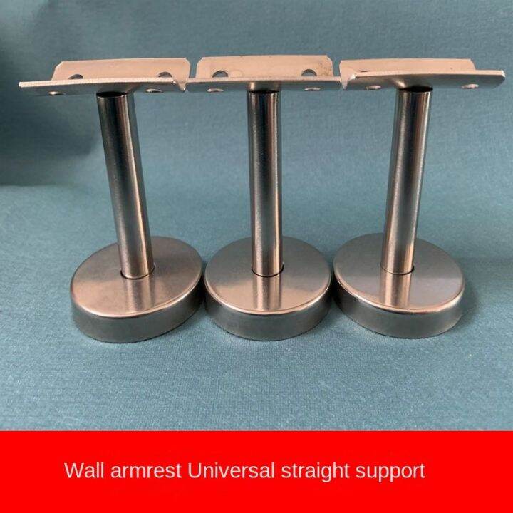 6pcs-lot-304-stainless-steel-handrail-wall-floor-mount-straight-post-bracket-adjustable-with-screw-anchor