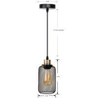 Black Minimalist Vintage cage Pendant Lights CafeBarwindowloft Lamp multi style Pendant Lamps Decoration Indoor Lighting E27