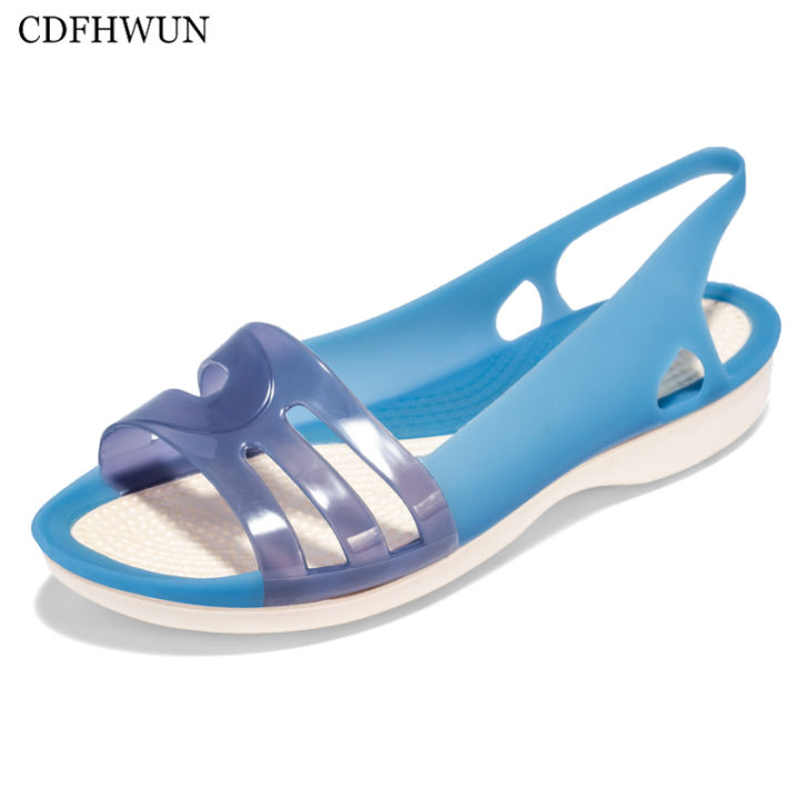 cdfhwun-รองเท้าแตะผู้หญิง-รองเท้าวุ้นรองเท้าแตะชายหาดปากปลาแห้งเร็ว