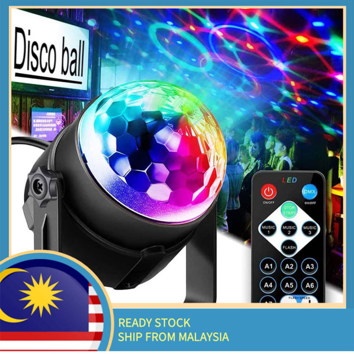 Led Light Disco Ball Laser Multi-Colored – Rotating Light – Music Control – Party  Light