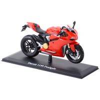 Maisto 1:12 Ducati 1199 Panigale พร้อมขาตั้งสำหรับของเล่นแบบจำลองรถมอเตอร์ไซค์งานอดิเรกของสะสม