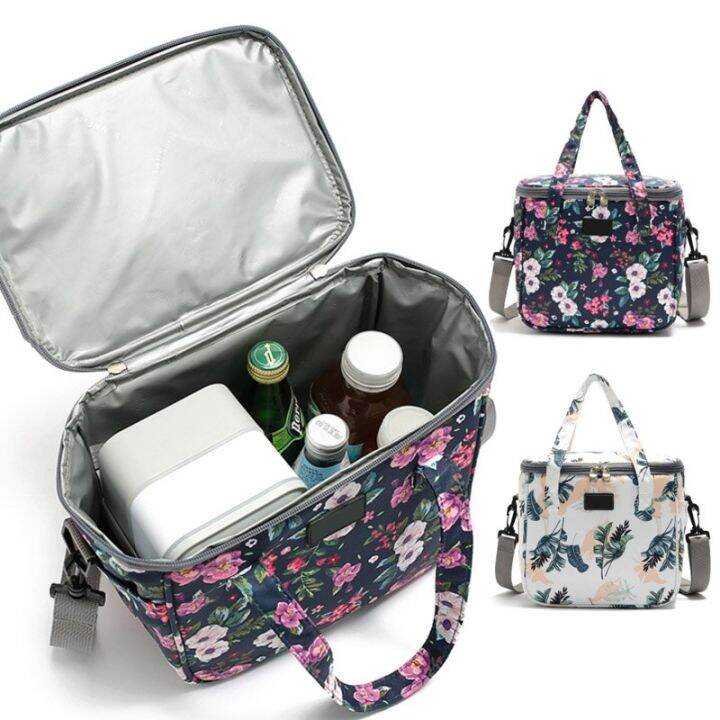 7l-floral-picnic-bag-fashion-thermal-food-picnic-lh-bag-for-women-milk-beer-cooler-lh-box-portable-multiftion-lh-bag