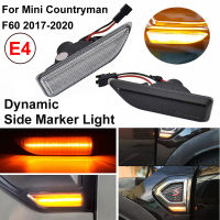 1คู่ใหม่สำหรับ Mini Countryman F60 2017-2020แบบไดนามิก LED ไฟเลี้ยว Flasher Side Marker โคมไฟ Repeater ไฟไหล