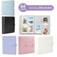 64 Pages Photo Album Mini Instant Picture Storage Case Storage Photocard Holder For 2x3inch Photo Album Can Store 256 photos  Photo Albums