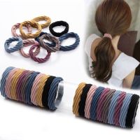 10pcs/lot Women Elastic Hair Bands Seamless Fabric Hair Bands Hair Accessories Girl