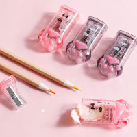 【YY】Kawaii Cat Paw Pencil Sharpener Cute Standard Pencil Cutting Machine Korean Stationery Student Pen Cutter School Supplies