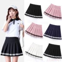 COD SDFERTGRTYTYUYU 【Safety Pants】Japanese-Style JK Sailor Suit Skirt Summer Students Skirt Womens Pleated Skirt High-Waist A Line Skirt