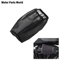 【LZ】 1Pc Motorcycle Air Filter Waterproof Heavy Breather Black Protective Cover Rain Sock For Harley Model Air Cleaner Kits