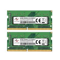 ZVVN หน่วยความจำแล็ปท็อป8GB (2X4GB) รุ่น260-Pin DDR4 SO-DIMM Ram DDR4 2133 (PC4 17000)