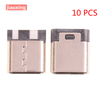 Jiaoxing ขั้วต่อช่อง USB ชนิด2pin ชนิด C 3A สูง10ชิ้น