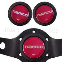 NAMCO ปุ่มแตร JDM รถแข่งปุ่มแตรล้อฝาปิดตรงกลางโลโก้กำหนดเองสำหรับตกแต่งรถยนต์