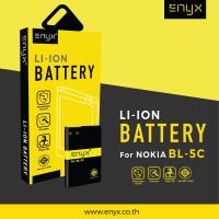 Enyx แบตเตอรี่ BATTERY BL- 5C ใช้ได้กับโทรศัพท์ทั่วไปและลำโพงMP3 ที่เทียบกันได้ (กว้าง3.4*ยาว5.2*หนา0.5 ซม.)  ความจุ 1050 mAh   **ของแท้ รับประกัน**