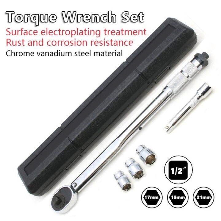 Ratchet Hand Tool 1/2 Drive Click Type 28210 N.m Adjustable Torque