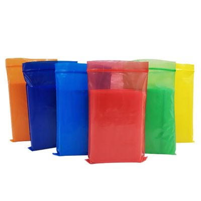 【CW】✘☑✸  100pcs Color PE Plastic Zip Lock Thickened Jewelry Packing Storage Pouches