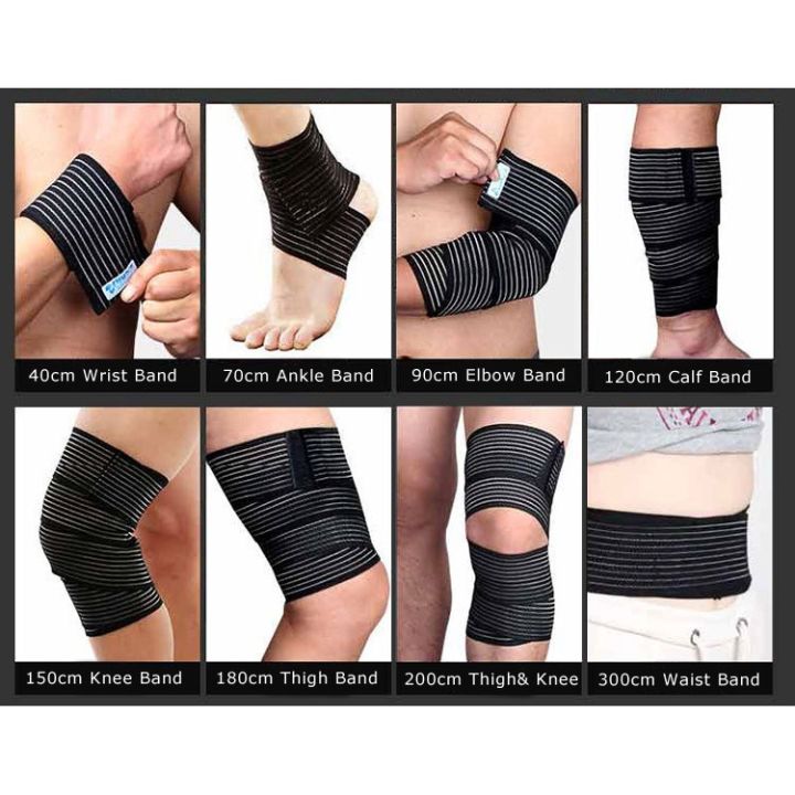 1pc-elastic-bandage-compression-knee-support-sports-strap-knee-protector-bands-ankle-leg-elbow-wrist-calf-ce-safety-40-180cm