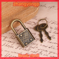 [ZY] Legend MINI Retro padlock สำหรับ Notepad ไดอารี่กล่องสัมภาระขนาดเล็กล็อคด้วยกุญแจสังกะสีอัลลอยด์กระเป๋าเดินทางตู้เก็บฮาร์ดแวร์ชุด