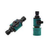 16mm Joint 1/2 Inch To 16mm Quick connector With Valve Garden Irrigation System Fast couplings Accessories Garden Supplies 1 Pcs