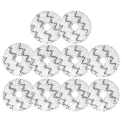 10PCS Mop Cloth Replacement Parts for Xiaomi Roidmi EVA SDJ06RM Self-Cleaning Emptying Robot Vacuum Cleaner Mop Pads Accessories