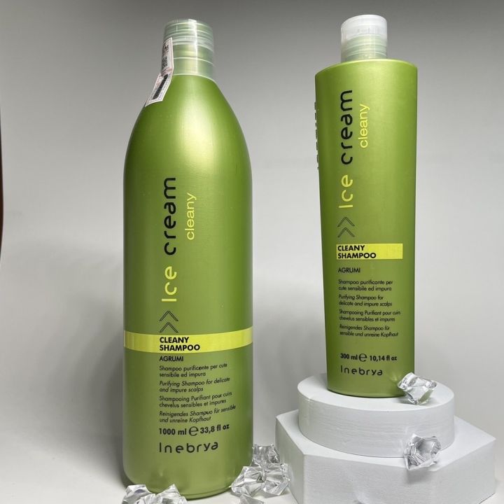 Dầu gội dành cho tóc gầu, tóc dầu Inebrya Ice Cream Cleany Shampoo 300ml